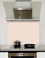 Polar Pink Glass Kitchen Splashback
