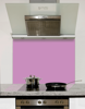 Popping Pink Glass Kitchen Splashback