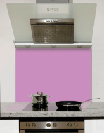 Popping Pink Glass Kitchen Splashback
