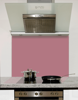 Raspberry Diva Glass Kitchen Splashback