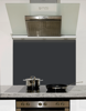 Black Stillness Glass Kitchen Splashback