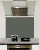 Trafalgar Grey Glass Kitchen Splashback