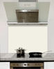 Jasmine White Glass Kitchen Splashback