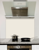 White Chiffon Glass Kitchen Splashback