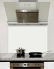 White Cotton Glass Kitchen Splashback