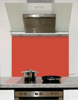 Dynamite Red Glass Splashback