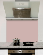 Powdered Heather Glass Splashback