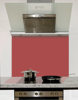 Roasted Red Glass Splashback
