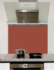 Tin Red Glass Splashback