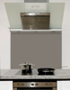 Warm Grey Glass Splashback