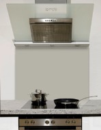 Matcha Grey Glass Splashback