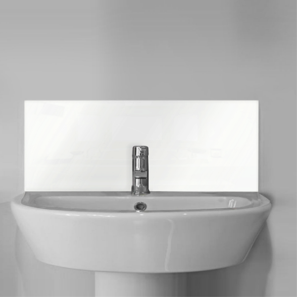 Coloured Glass Bathroom Sink Splashbacks