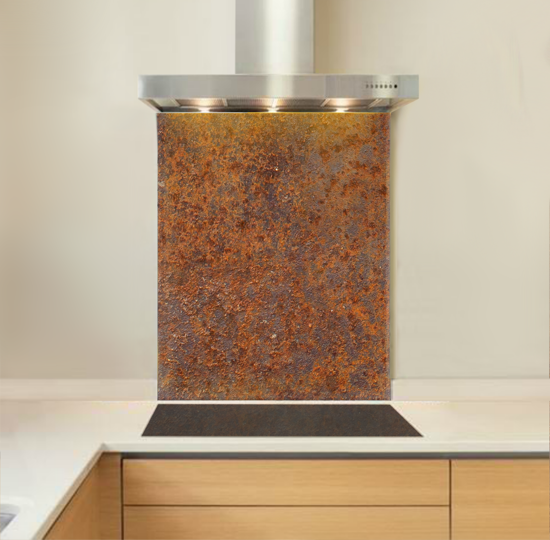 Rusted Iron Splashback