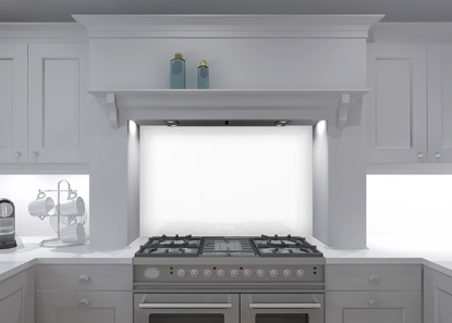 Picture of COLOURED GLASS SPLASHBACKS