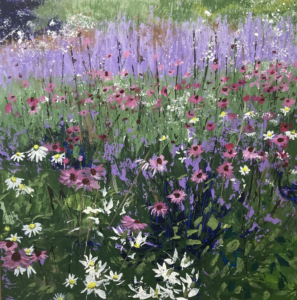 Picture of The Flower Meadow Glass Kitchen Splashback