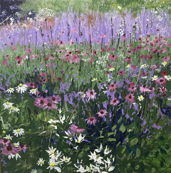 Picture of The Flower Meadow Glass Kitchen Splashback
