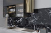 Black Marble Glass Splashback