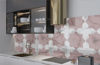 Pink Marble Star Splashback