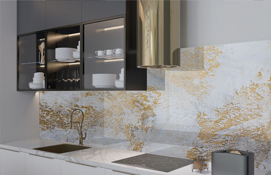 Polished Plaster Splashback