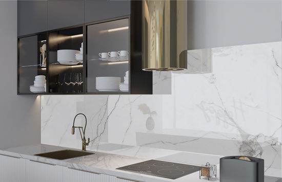 Carrara Marble Splashback