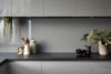 grey glass splashback