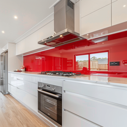 Picture of COLOURED GLASS SPLASHBACKS