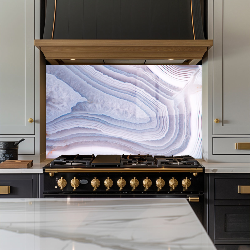 Subtle Purple Agate Splashback	