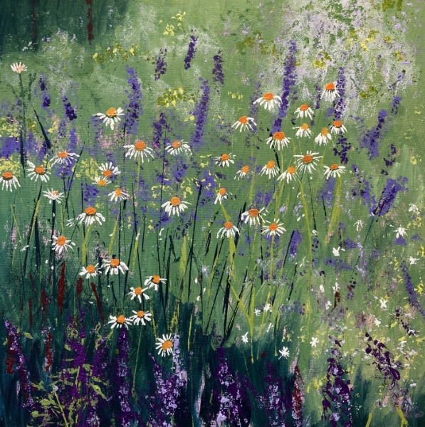 Daisies and Lavender
