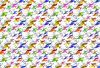 Picture of Rainbow Birds Glass Kitchen Splashback