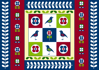 Picture of Scandi quilt Glass Kitchen Splashback