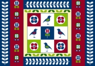 Picture of Scandi quilt Glass Kitchen Splashback