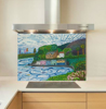 Harbourside Glass Kitchen Splashback