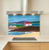 Outer Hebrides Glass Kitchen Splashback