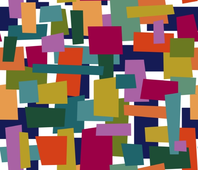 Picture of Random shapes Glass Kitchen Splashback
