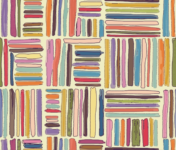 Picture of Random stripes Glass Kitchen Splashback