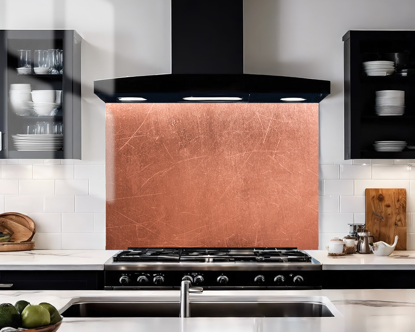 Polished Copper Splashback