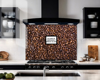 Emergency Coffee Beans Glass Splashback
