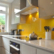 Picture of COLOURED GLASS SPLASHBACKS