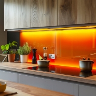 Picture of COLOURED GLASS SPLASHBACKS