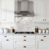 Gold Vein Carrara Marble White