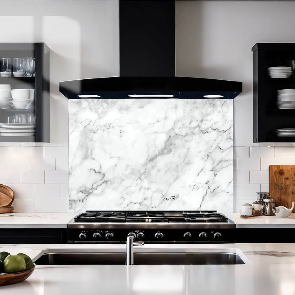 Grey Marble Stone Splashback