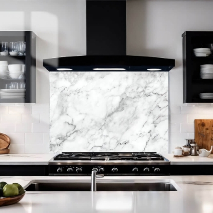 Grey Marble Stone Splashback