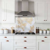 Polished Plaster Splashback