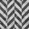 Black Marble Chevron Glass Splashback