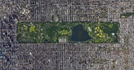 Aerial View Central Park New York Glass Splashback