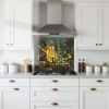 City Streets Abstract Glass Splashback