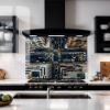 Downtown New York Glass Splashback