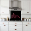 Neon London Glass Splashback