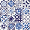Lisbon Mosaic Tiles Glass Splashback