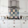 Portuguese Tile Glass Splashback
